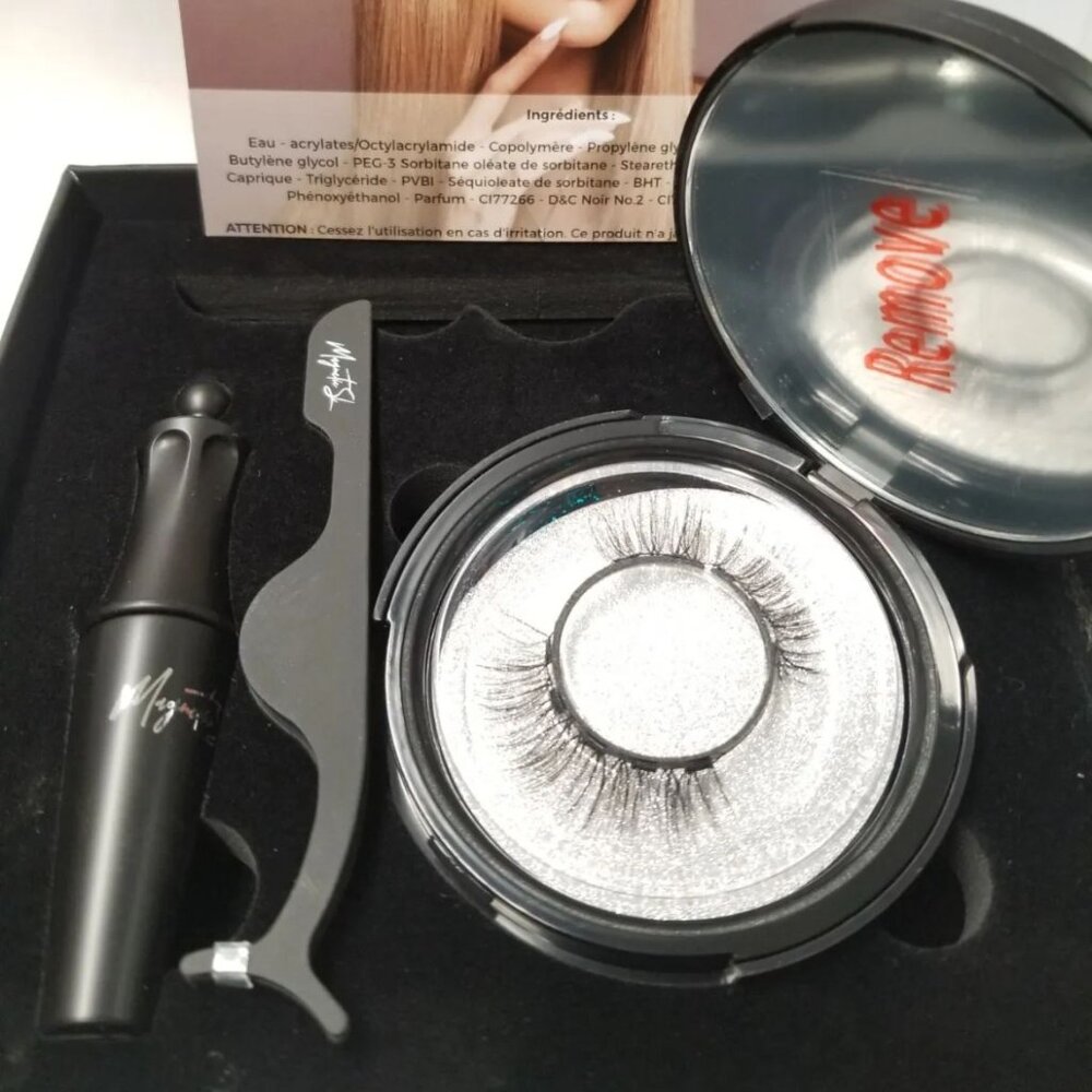 Magnetic SL Women’s KS02-DM Black Resusable Magnetic Eye Lashes Kit